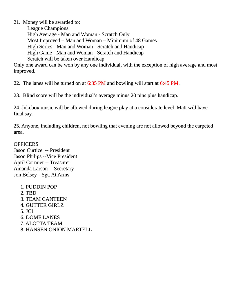 Friday Nite Rules 2024 25